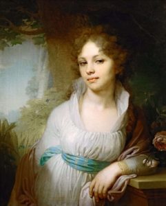 Портрет Марии Ивановны Лопухиной 1797 (ей 18 лет из 23)