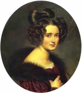Портрет Олимпиады Александровны Рюминой 1826