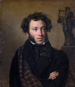 Портрет поэта Александра Сергеевича Пушкина 1827